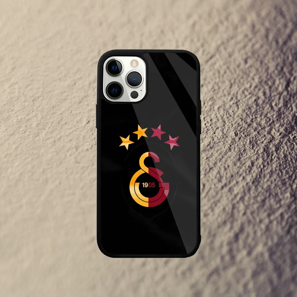 Color: Clear, Material: leather - G-Galatasaray 1905s Phone Case For iPhone 16,15,14,13,12,11,Plus,Pro,Max Mini Magsafe Magnetic Wireless Charging