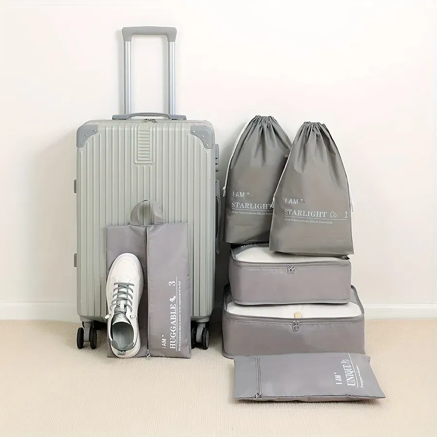 Color: Black Nickel, Ships From: CHINA - 6pcs, Packing Cubes Luggage Organizers, Travel Accessories