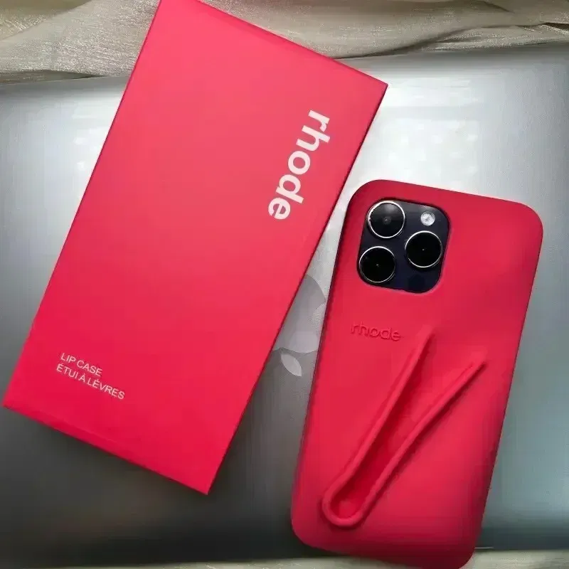 Color: black, Material: Plastic - Quality Fashion Box for Rhode Phone Case Gift Packaging Lipstick Box for Girl for IPhone 16 15 14 13 12 11 Pro Max XR XsMax Case