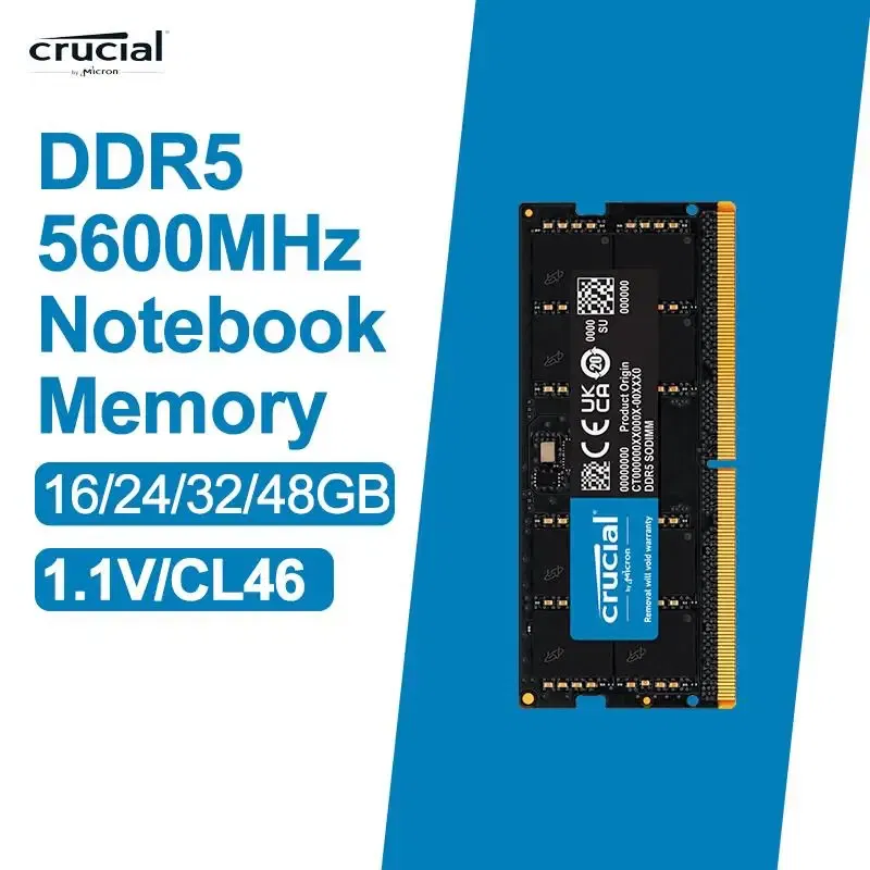 Color: Brown, Ships From: CHINA - 2025 RAM 16GB 24GB 32GB 48GB DDR5 5600MHz PC5-44800 Laptop Memory, non-ECC SODIMM