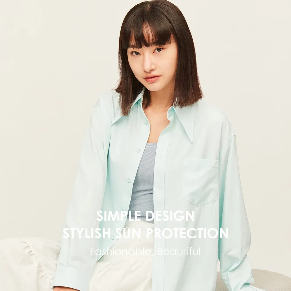 Color: PURPLE, Size: L - OhSunny Women Shirts Sun Protection Long Sleeve Coat UPF50+ Anti-UV Breathable Fashion Loose Blouse Outdoor Spring Summer Tops