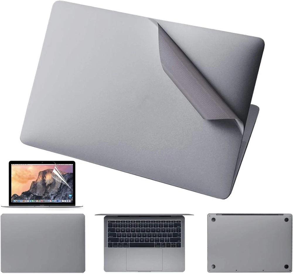 Color: GRAY, Application Laptop Size: 11" - Body Guard Protective Vinyl Decal Case Cover Skin For Apple Macbook Pro16" A2780 13" 15" A2681 A2779 A2485 Top/Bottom/Palmguard