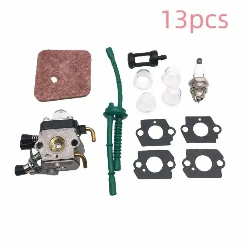Color: Blue - Carburetor Trimmer Kit For Stihl FS 38 45 46 55 55R 55RC 45C 45L 45EZ 55EZ 55C 55T 74 75 76 80 85 310 KM 55 55R HL45 FC55