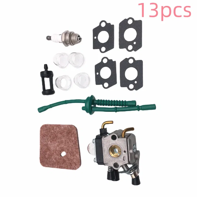 Color: Blue - Carburetor Trimmer Kit For Stihl FS 38 45 46 55 55R 55RC 45C 45L 45EZ 55EZ 55C 55T 74 75 76 80 85 310 KM 55 55R HL45 FC55