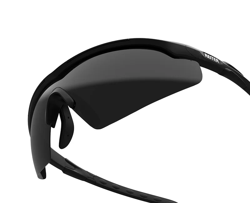 Lenses Color: WHITE, Frame Color: black - Anti-Impact, Through Cone-Shaped Military-Specific Shooting Glasses Ballistic Tactical Goggles Combat UV Protection Sunglasses