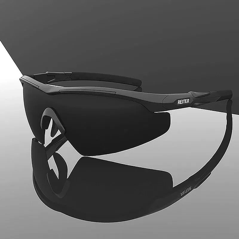 Lenses Color: WHITE, Frame Color: black - Anti-Impact, Through Cone-Shaped Military-Specific Shooting Glasses Ballistic Tactical Goggles Combat UV Protection Sunglasses