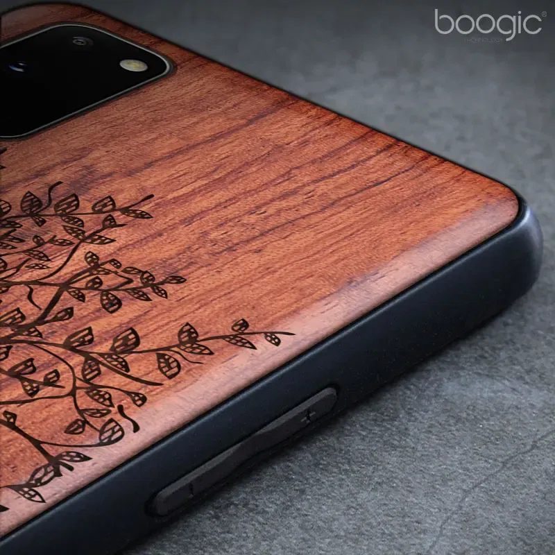 Color: Khaki, Material: PVC - Natural Wood Wooden TPU Case For Samsung Galaxy Note 20 Ultra S24 S23 S21 Ultra S20 FE S10 Plus Case Cover Phone Shell Skin Bag
