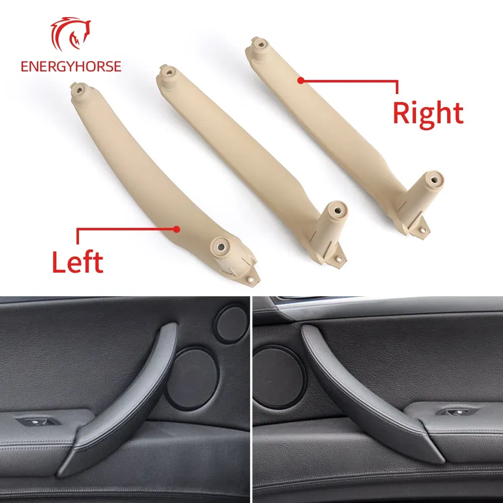 Color: Gold, Ships From: CHINA - Interior Left Right Passenger Door Pull Handle Inside Cover Panel Trim Replacement For BMW X5 X6 E70 E71 E72 51416969401 402