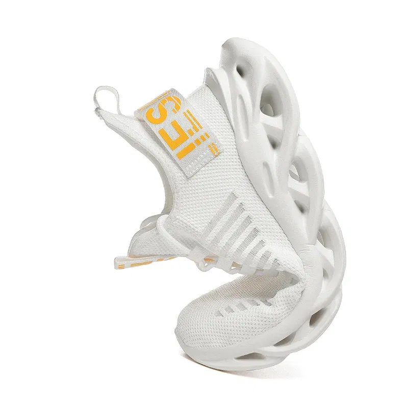 Color: Green, Shoe Size: 42 - Men Casual Shoes 2023 Summer New Breathable Versatile Lightweight Running Shockproof Men Sports Shoes Thick Sole Walking Gym