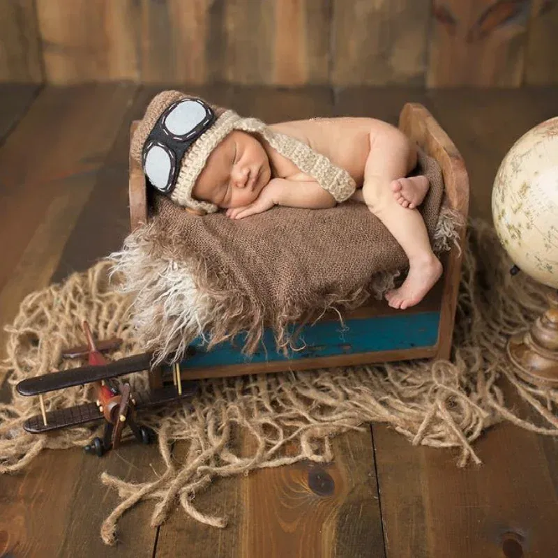 Color: Black - Newborn Photography Prop Chunky Burlap Layer Net Hessian Jute Backdrop Blanket Photography Baby Props Photo Props Studio Accesso