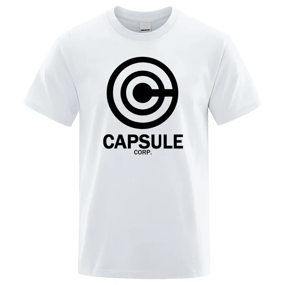Color: GRAY, Size: XXXL - Anime Printed Men T Shirt Casual Summer 100% Cotton Funny Street Clothing Loose Oversized Short Sleeved Breathable Soft T-Shirts