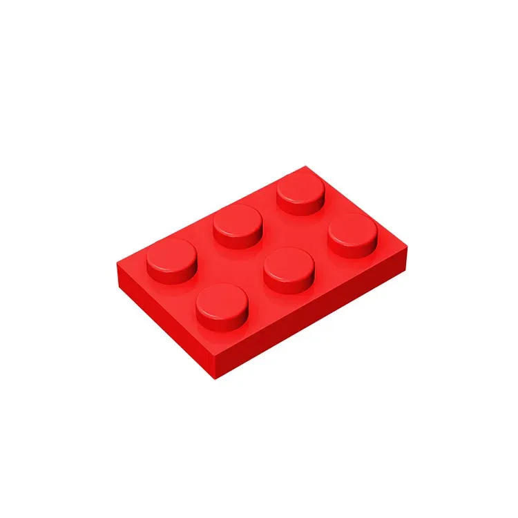 Color: NAVY - Gobricks GDS-510 Plate 2 x 3 compatible  with lego 3021 pieces of children's toys building block Particles Plate DIY