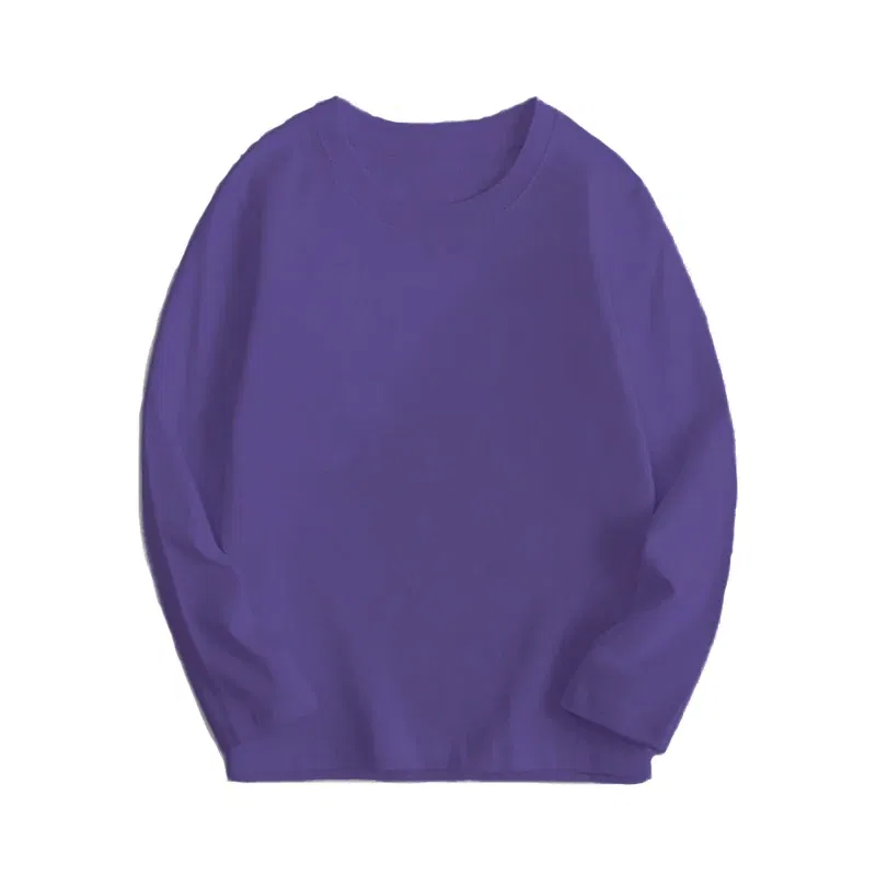 Color: GRAY, Kid Size: 2T - 7 Colors Spring Long Sleeve Tees Children's T-shirt Cotton Solid Colour Base Coat Leisure Wear Boys Girls Tops Kids Clothes