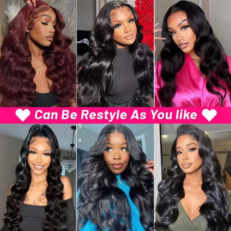 Stretched Length: 22INCHES, Hair Color: #4, Density: 180%, Ships From: CHINA - Body wave Wigs Glueless Wig Human Hair Ready To Wear 5x5 Lace Frontal Wig 4x4 Brazilian Closure Wig For Women Lace Front Wigs