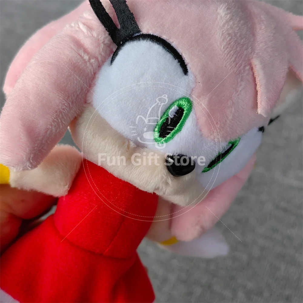 Color: Blue, Height: 0-10cm - 2025 20CM New Japanese Pink Plush Toy Amy rose Cute Cartoon Doll Girls Birthday Christmas Gifts