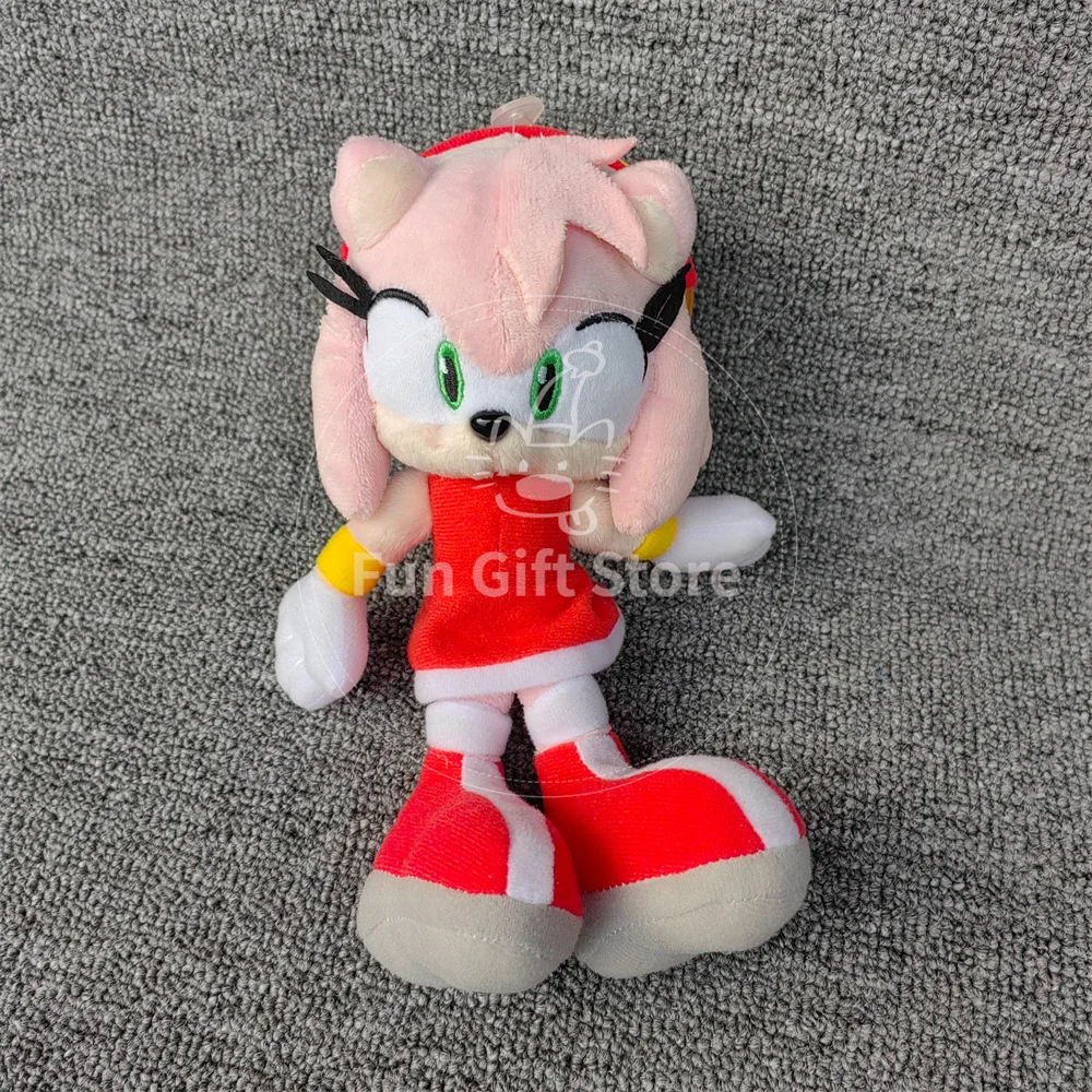 Color: Blue, Height: 0-10cm - 2025 20CM New Japanese Pink Plush Toy Amy rose Cute Cartoon Doll Girls Birthday Christmas Gifts