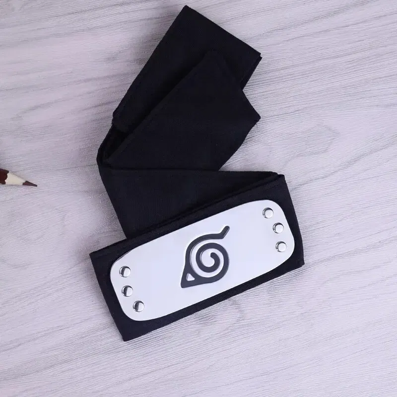 Color: Ivory - Ninja Headband Rebel Leaf Naruto Forehead Protector Coslapaly Anime Peripheral