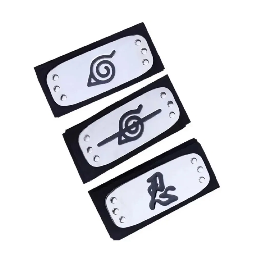 Color: Ivory - Ninja Headband Rebel Leaf Naruto Forehead Protector Coslapaly Anime Peripheral