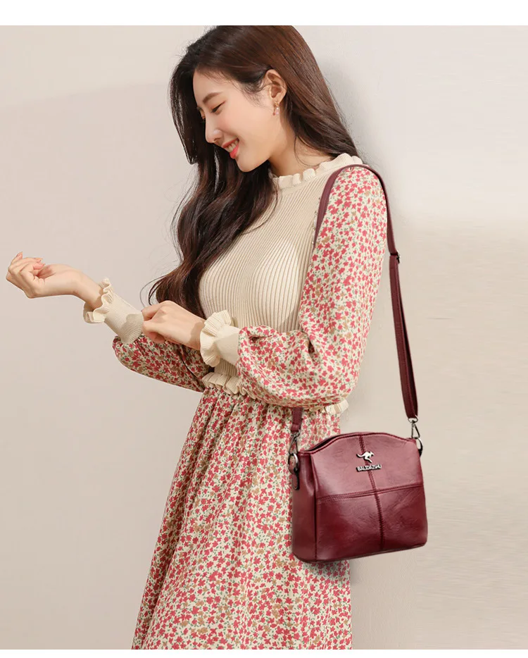 Color: Brown, Ships From: CHINA - Women Embroidery Tote Bag High Quality Leather Ladies Handbags 2022 Women Shoulder Bag Small Crossbody Bags For Women Sac a Main