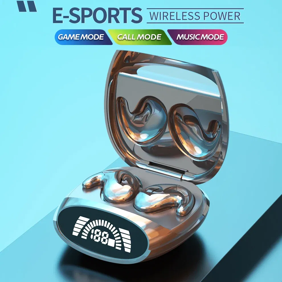 Color: Blue, Ships From: CHINA - Sleep Invisible Earbuds Tiny Mini Headphones Hidden Noise Cancelling TWS Wireless Headsets Sports Stereo Bluetooth 5.3 Earphone