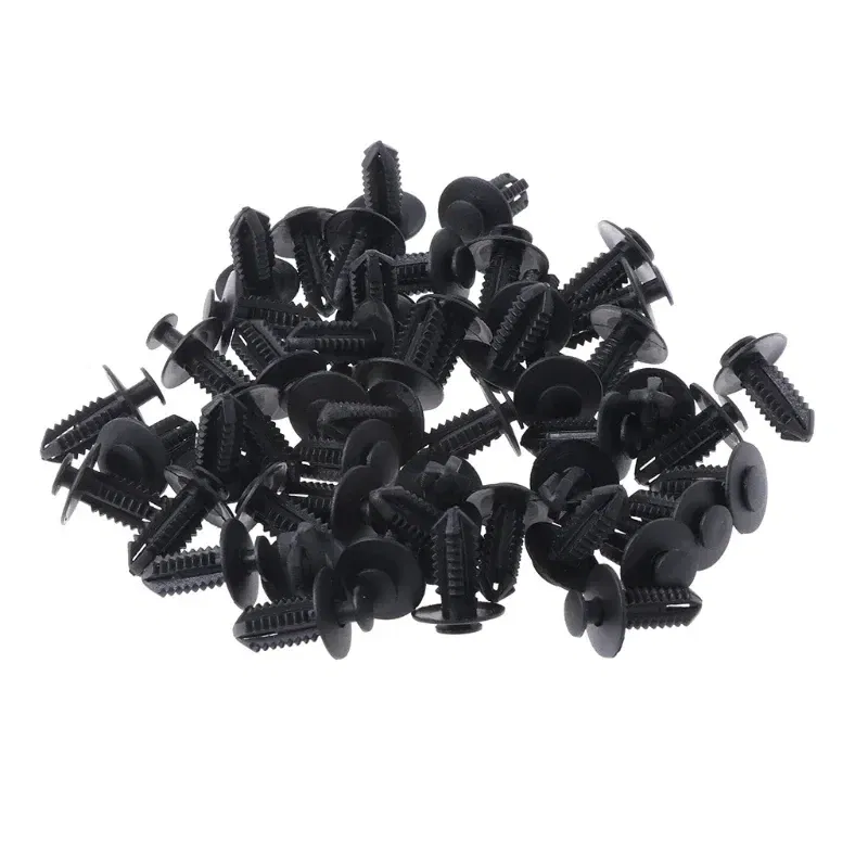 190Pcs Car Retainer Clips 6 Sizes Fasteners Automotive Plastic Clips Kit Auto Trim Panel Clip Mixed Car Body Bumper Rivet