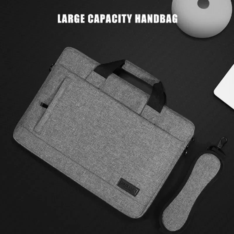 Size: 15", Color: Black - Business Laptop Bag Case Shoulder Tote Bag Notebook Bag Briefcase For 13 15 17 Inch Macbook Air Pro HP Huawei Asus Dell