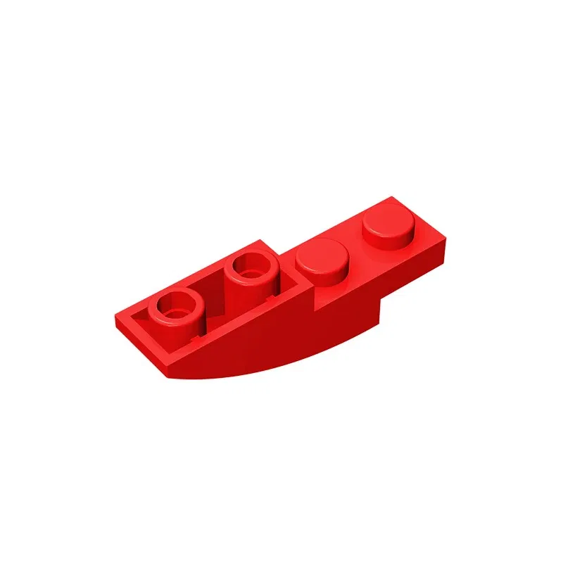 Color: Dark Orange - Gobricks GDS-731 BRICK 1X4X1 INV. BOW compatible with lego 13547 children's DIY Educational Building Blocks Technical