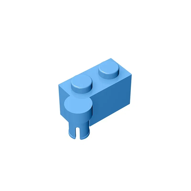 Color: SKY BLUE - Gobricks GDS-810 HINGE 1X2 UPPER PART compatible with lego 3830 children's DIY Educational Building Blocks Technical