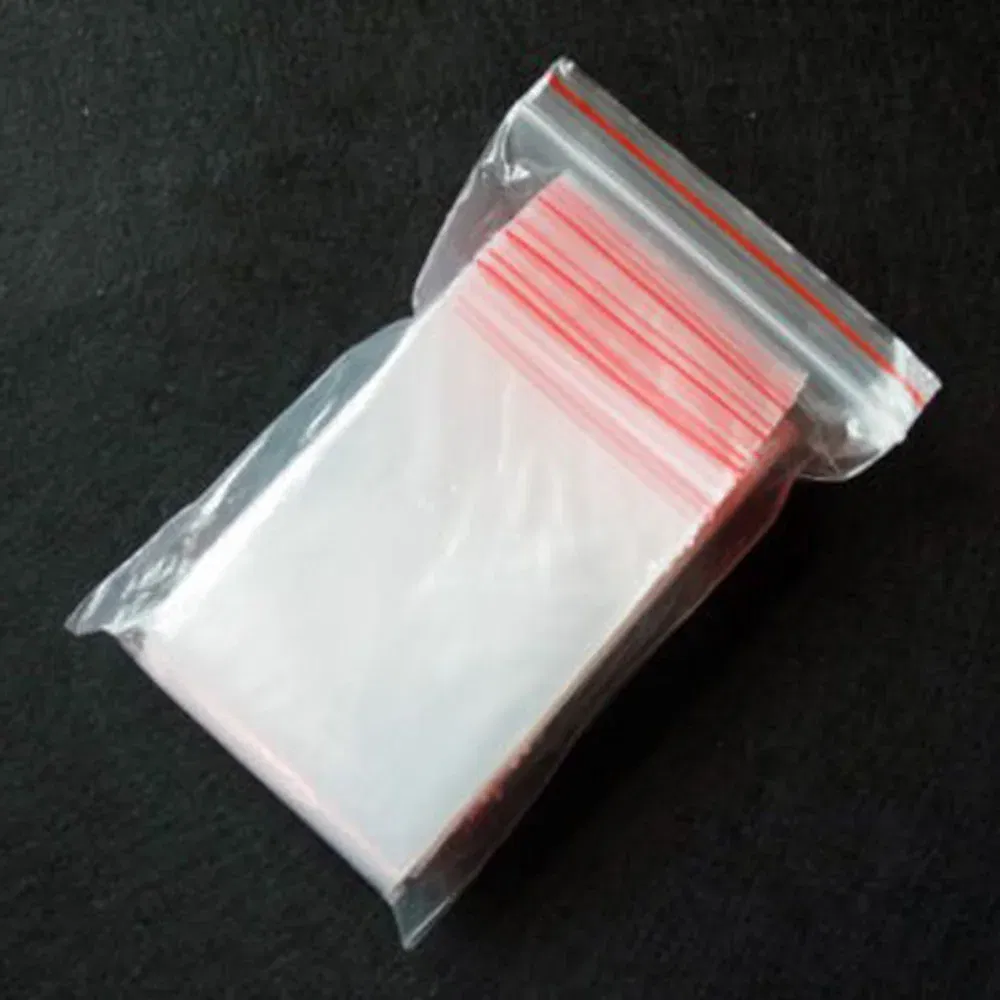 Color: Light Grey, Number of Pcs: 100Pcs, Specification: 8*12cm - 100pcs/pack Small Zip Lock Plastic Bags Reclosable Transparent Bag Shoe Bag Vacuum Storage Bag Food Storage Bag Poly Clear Bags
