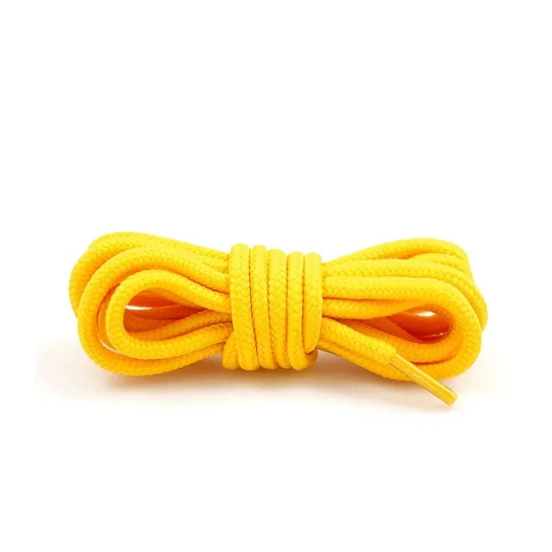 Color: WHITE, Length: 150cm, Ships From: CHINA - 1Pair Polyester Solid Classic Round Shoelaces Martin Boot Shoelace Casual Sports Boots shoes Lace 90cm/120cm/150cm 21 Colors