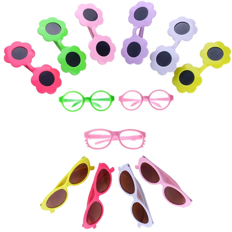 Color: Clear - Promotion! Sunglasses Fit 18 Inch American &43 CM Baby Doll Clothes Accessories,Girl's Toys,Our Generation,Birthday Gift