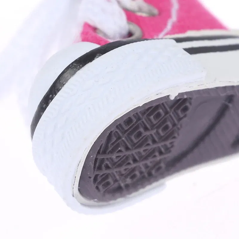 Color: Clear - 3.5cm Mini Finger Shoes Canvas Toys Boots Cute 1/6 Doll Shoes Skateboard Shoe