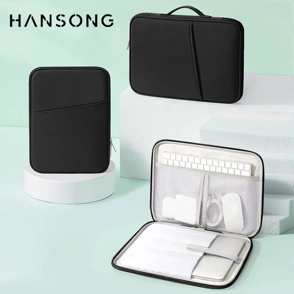 Color: ROSE RED, Size: 13" - Tablet Handbag Case for 10-13 Inch iPad Case Fits iPad Air 10.9 inch iPad Pro 11 M2 iPad 10th Samsung Xiaomi Lenovo Multi Pocket