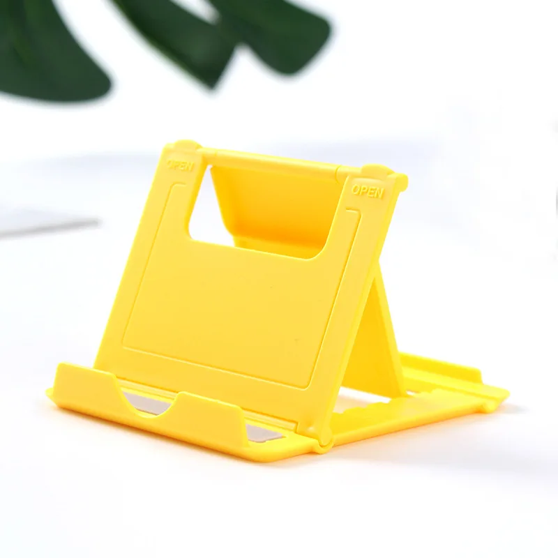 Color: Black - Table Phone Holder Bracket Desktop Stand For iPad iPhone Samsung Xiaomi Huawei Folding Universal Mobile Phone Stand