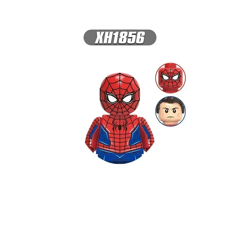 Color: Clear - Hot toys New  Marvel superhero Building blocks Doctor Strange Spider-Man Brick toy action figures Children's toy party gifts