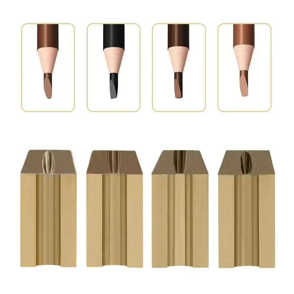 Color: light green, Ships From: CHINA - Eyebrow Pencil With Sharpener 4Pcs Brow Trimmer Blade Microblading Supplies Set Eyebrows Sharpening Tip Thin Art Makeup Tools