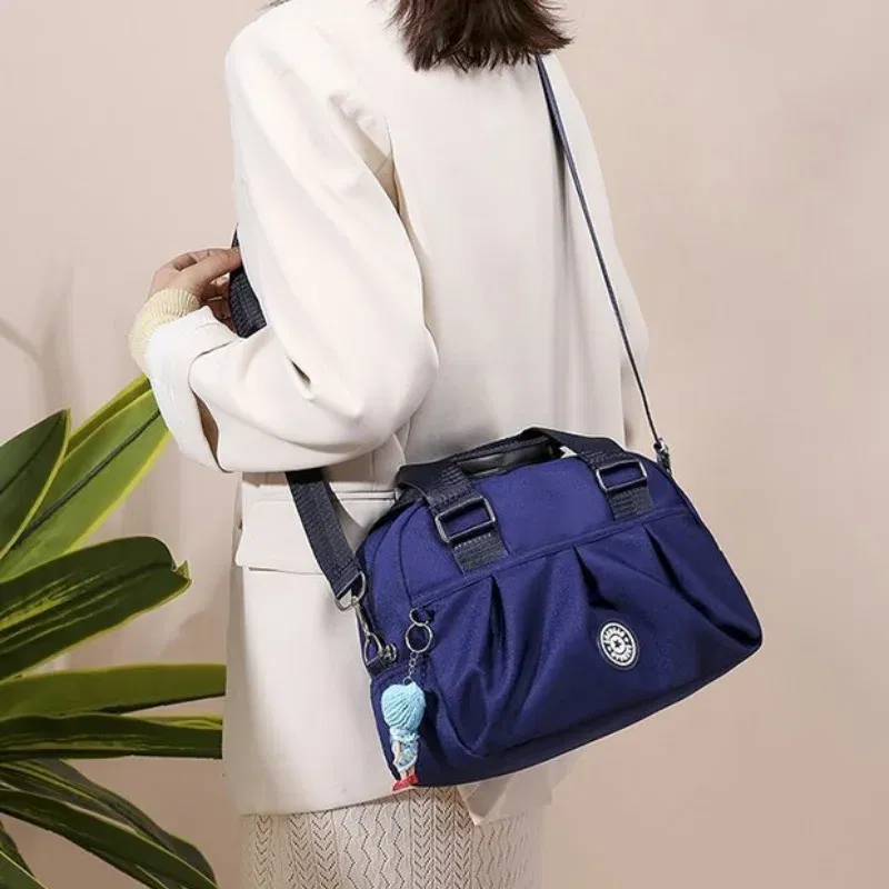 Color: Blue - New Women Bag Nylon Waterproof Messenger Bags For Lady Crossbody Shoulder Bag Casual Handbags High Quality Multifunctional