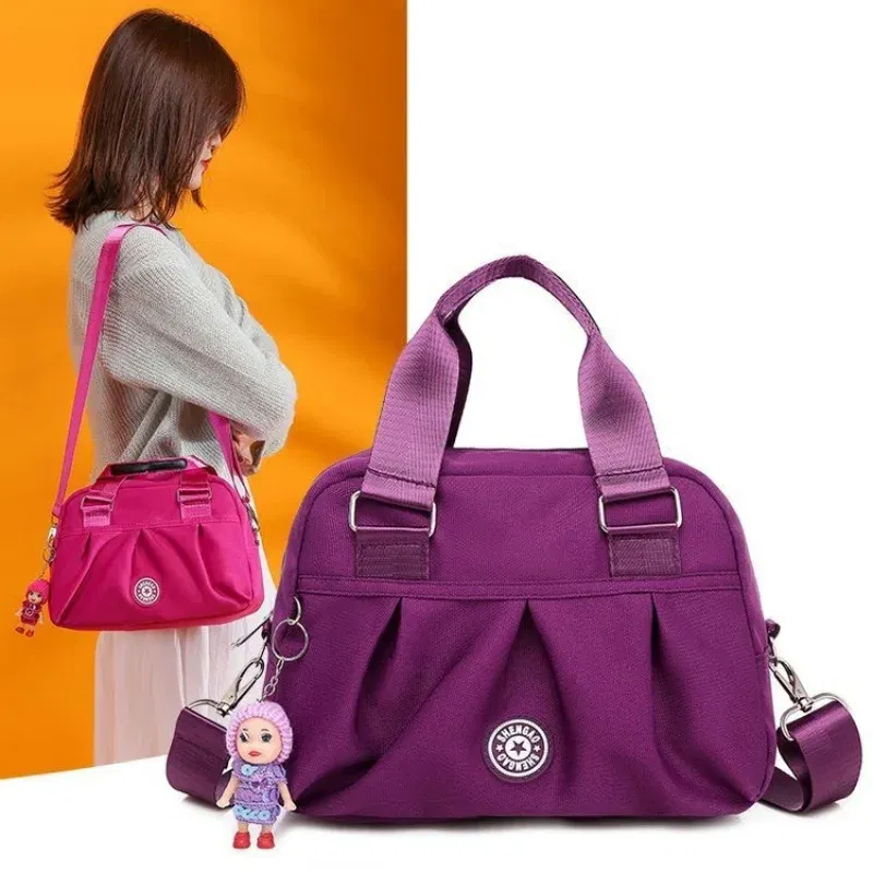 Color: Blue - New Women Bag Nylon Waterproof Messenger Bags For Lady Crossbody Shoulder Bag Casual Handbags High Quality Multifunctional