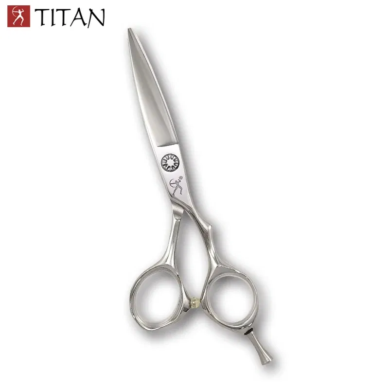 Color: Blue - Titan high quality cutting scissors beard ball screw hand made sharp VG10 steel hair