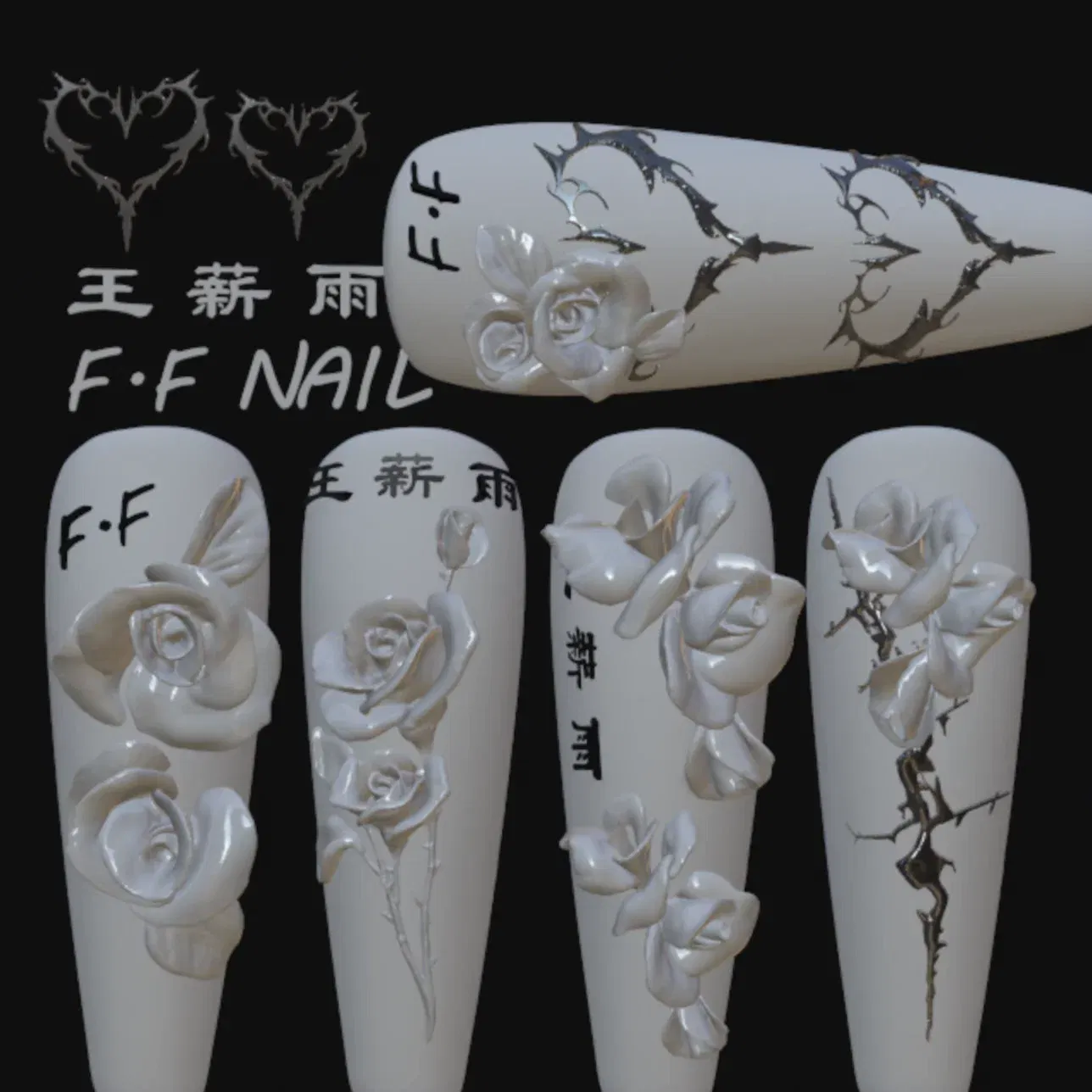 Color: army green - 1pc  Snake Flamingo Jellyfish Dragon Dtream 3D Acrylic Mold  Nail Art DIY  Silicone  Nail Art Templates Nails Mold