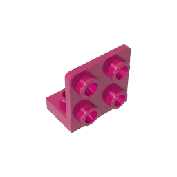 Color: Apricot - MOC PARTS GDS-642 ANGULAR PLATE 1.5 BOT. 1X2 2/2 compatible with lego 99207 children's toys Assembles Building Blocks Technical