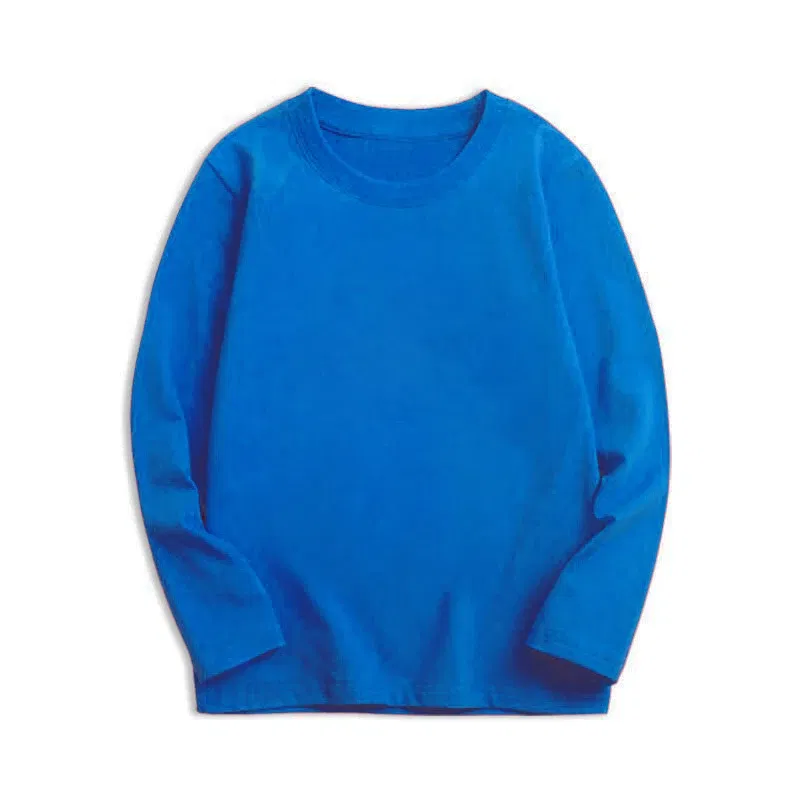 Color: Brown, Kid Size: 8 - Black White Basic Cotton T-shirt for Boys Girls Clothes Children's Long Sleeve Solid Tops Kids 2 to 14 Years Leasure Wear Tshirt