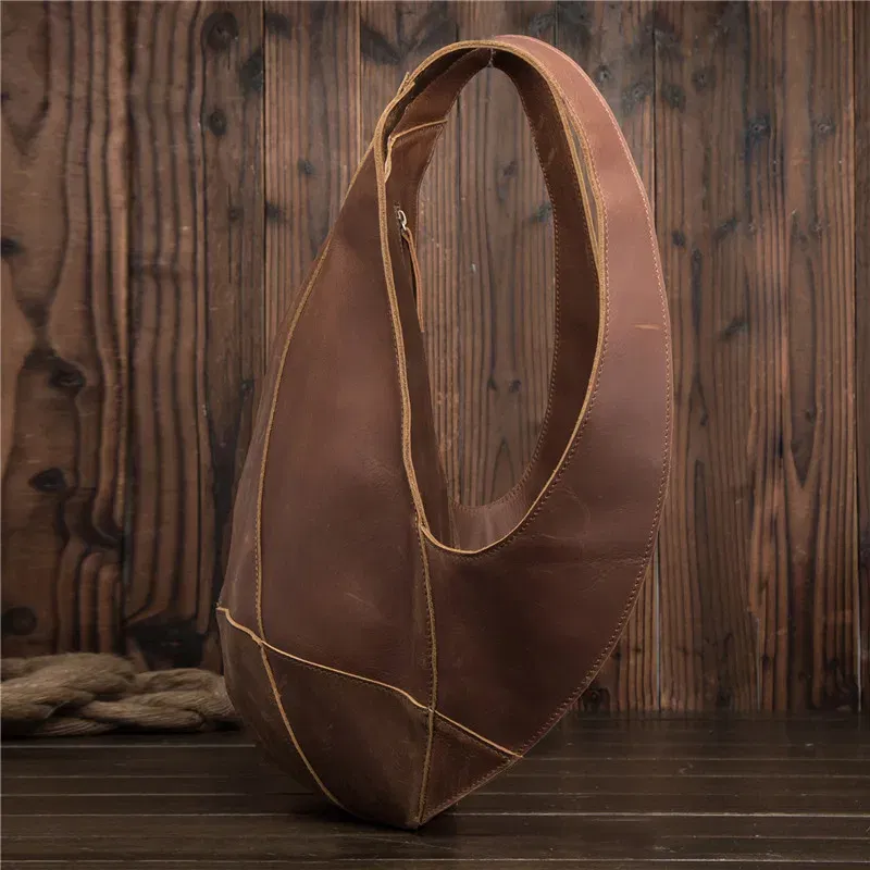 Color: Gold, Size: 15 inches, Ships From: CHINA - 2108 Man Woman Backpack Genuine Leather Shoulder Anti-theft Back Zipper Ipad Phone Pocket Pouch Business Travel Mochila Gifts
