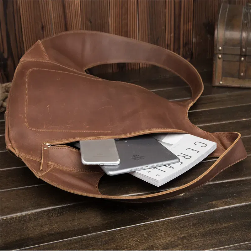 Color: Gold, Size: 15 inches, Ships From: CHINA - 2108 Man Woman Backpack Genuine Leather Shoulder Anti-theft Back Zipper Ipad Phone Pocket Pouch Business Travel Mochila Gifts