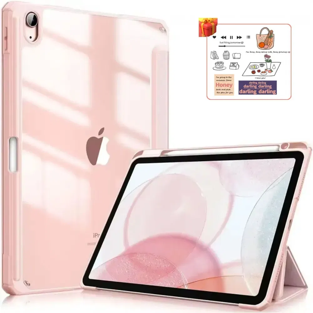 Color: WHITE, Size: Thirteen - For ipad 10th generation case iPad Air 11 inch M2 Air 6 Air 5 4th 10.9 Pro 11 M4 Air13 M2 mini 7 6 10.2 7 8 9th Pro 11 12.9 case