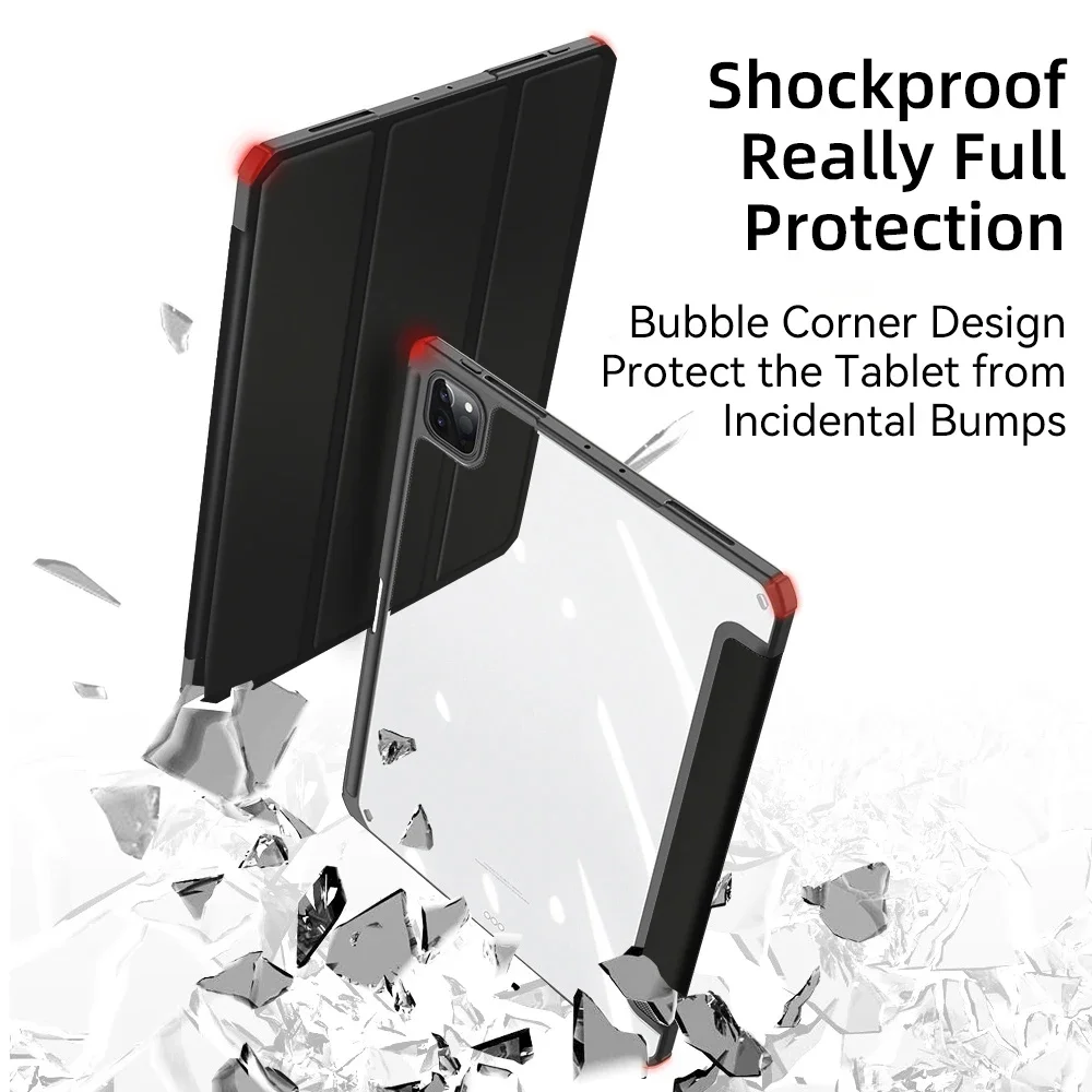 Color: WHITE, Size: Thirteen - For ipad 10th generation case iPad Air 11 inch M2 Air 6 Air 5 4th 10.9 Pro 11 M4 Air13 M2 mini 7 6 10.2 7 8 9th Pro 11 12.9 case