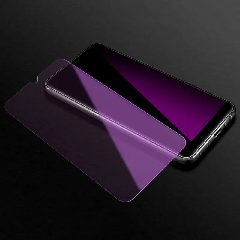 Color: PURPLE, Material: Anti Blue Light, Bundle: Bundle1 - 3pcs Anti Blue Purple Light Tempered Glass For Huawei Mate 20 Lite/Mate 40 Lite/View 30/Y9A/Nova 8 SE  Screen Protector Glass