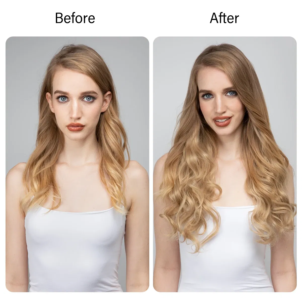 Color: T1B/350, Stretched Length: 22INCHES - Synthetic No Clip Wave Hair Extensions Ombre Natural Black Blonde Pink One Piece False Hairpiece Fish Line Fake Hair Piece