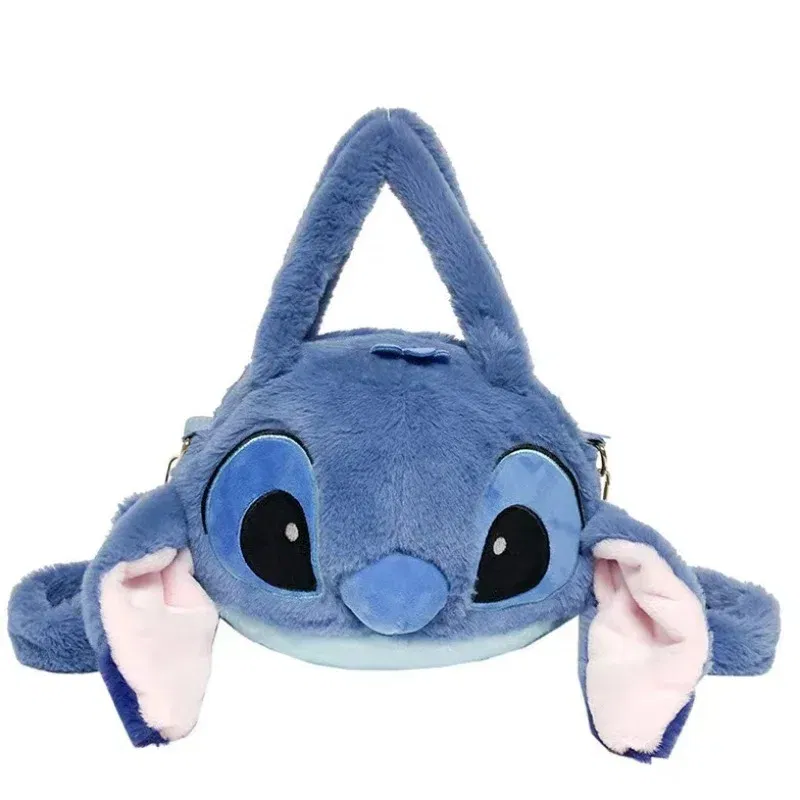 Color: Brown - Disney Lilo & Stitch Plush Toys Kawaii Tigger Winnie The Pooh Anime Stuffed Toys Children Cartoon Plushie Soft Girls Plush Bag