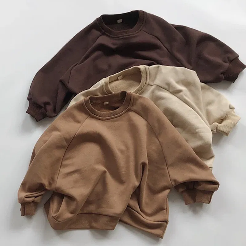 Color: black, Kid Size: 3T?€?€·?¤–运动?‰ - Children Clothing Japan Korean Style Autumn Spring  Baby Girls Boys Casual Long Sleeve Sweatshirts T-shirt Kids Pullover Tops